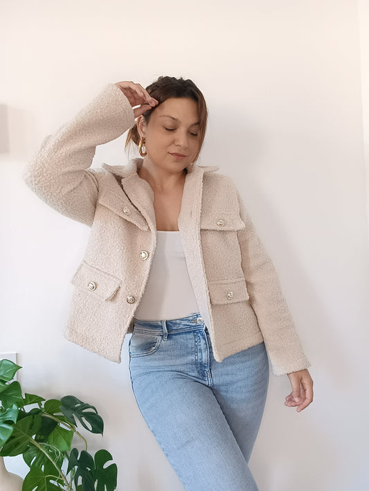 VESTE EMMA - BEIGE